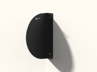 video of the installation of the black bathroom wall blade sign