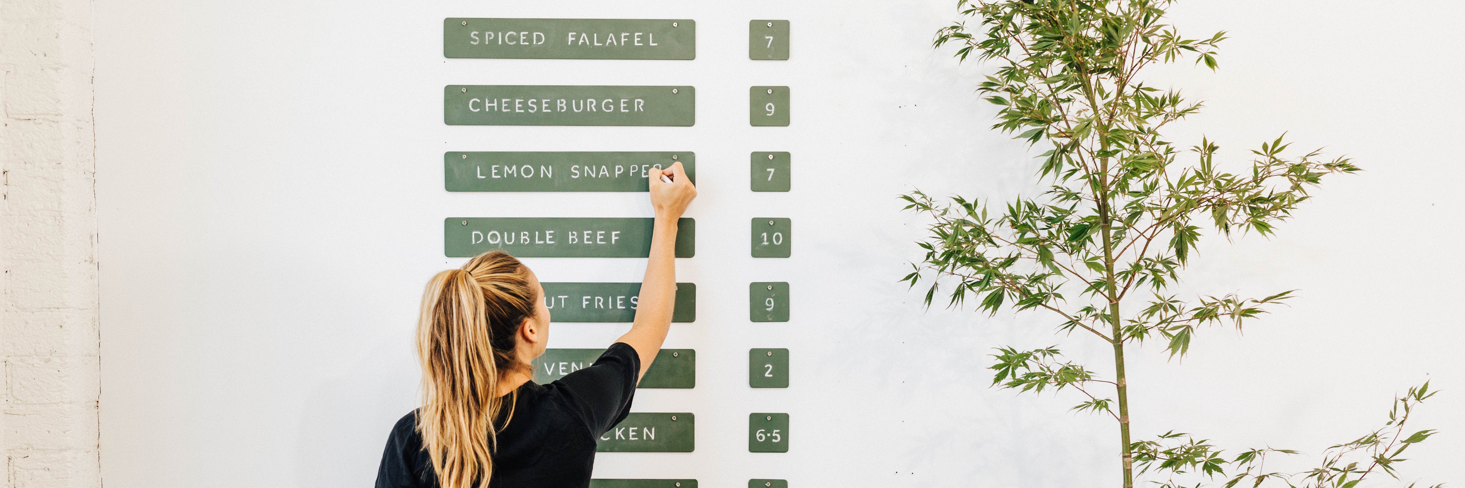 The Best Uses of A Chalkboard Menu