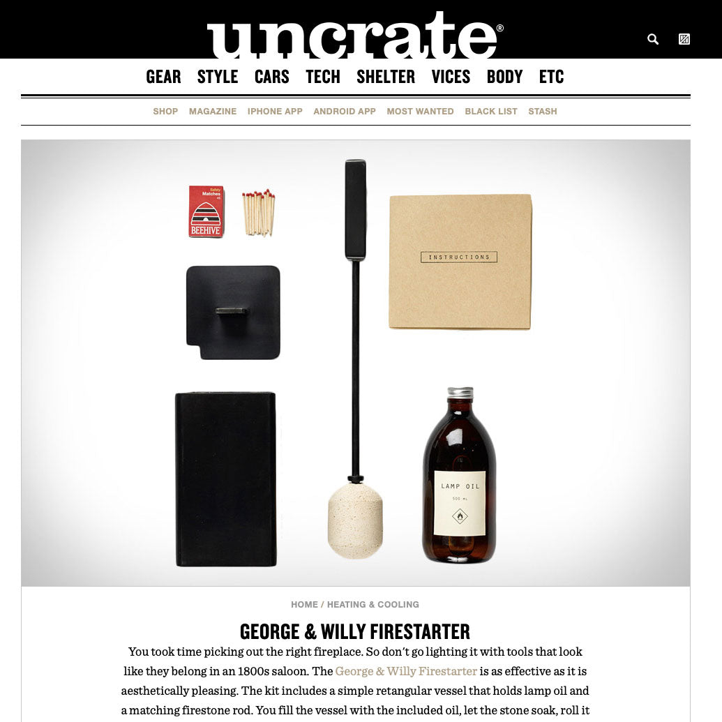 Uncrate - George and Willy