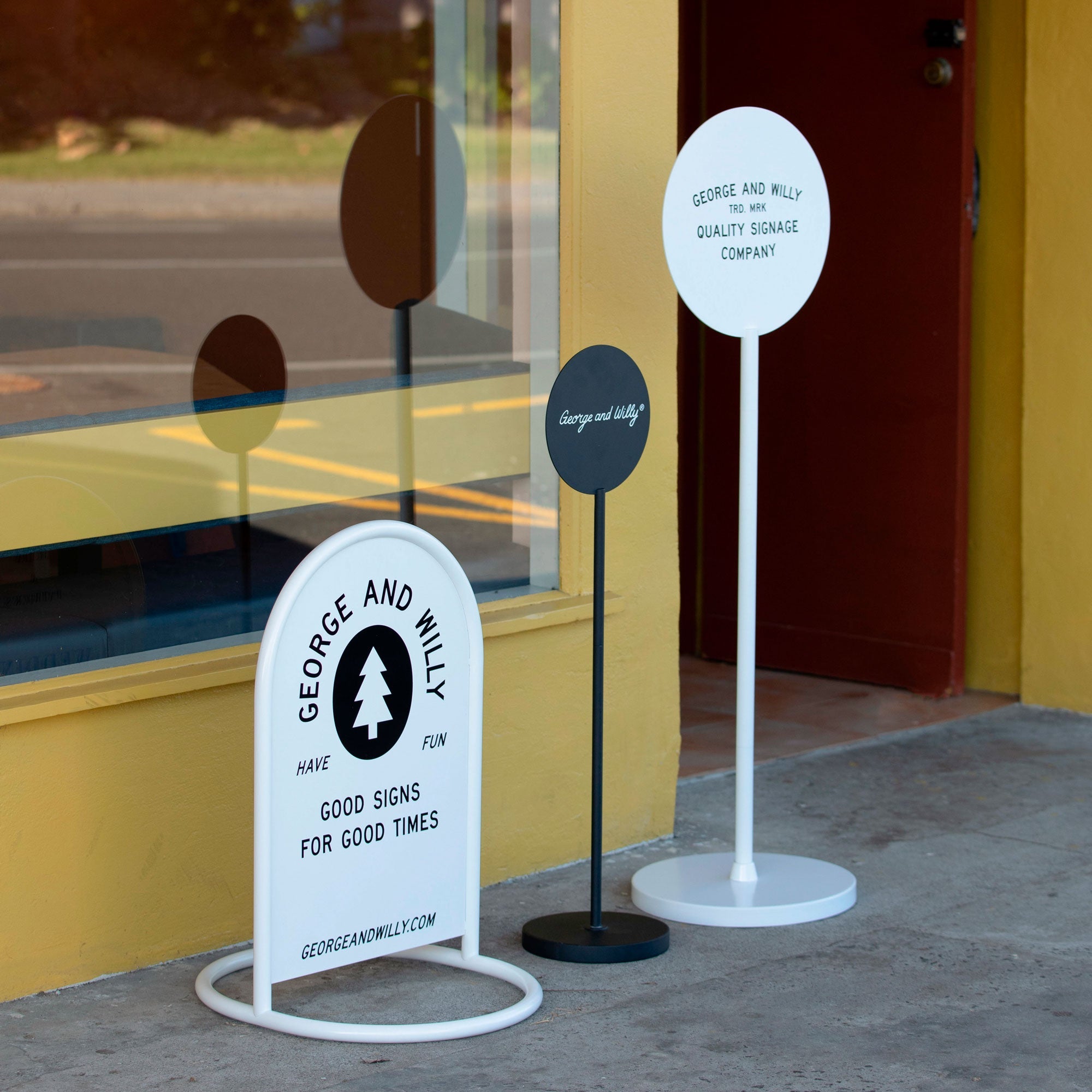Store Front Signage - George and Willy