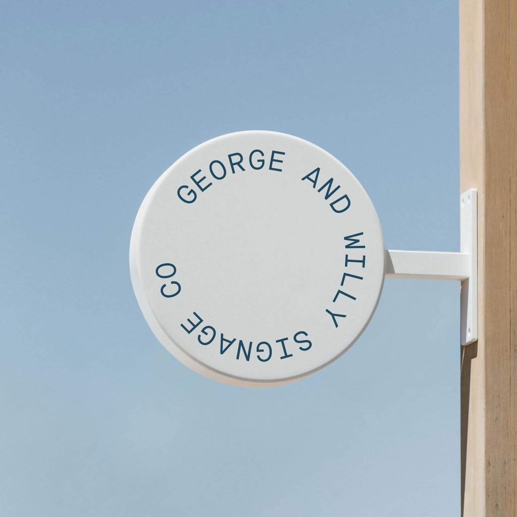 Wall-mounted Business Sign