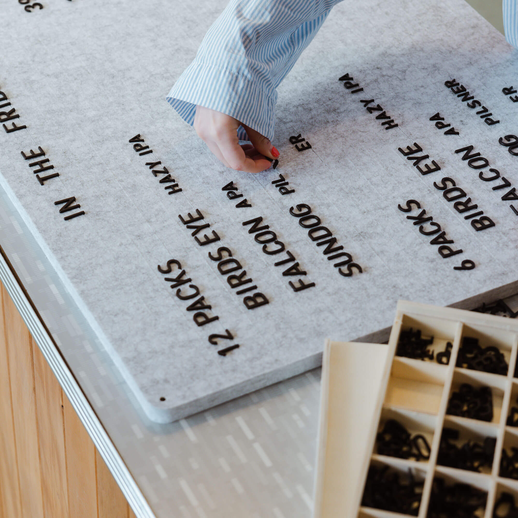 Felt Letter Board - George and Willy