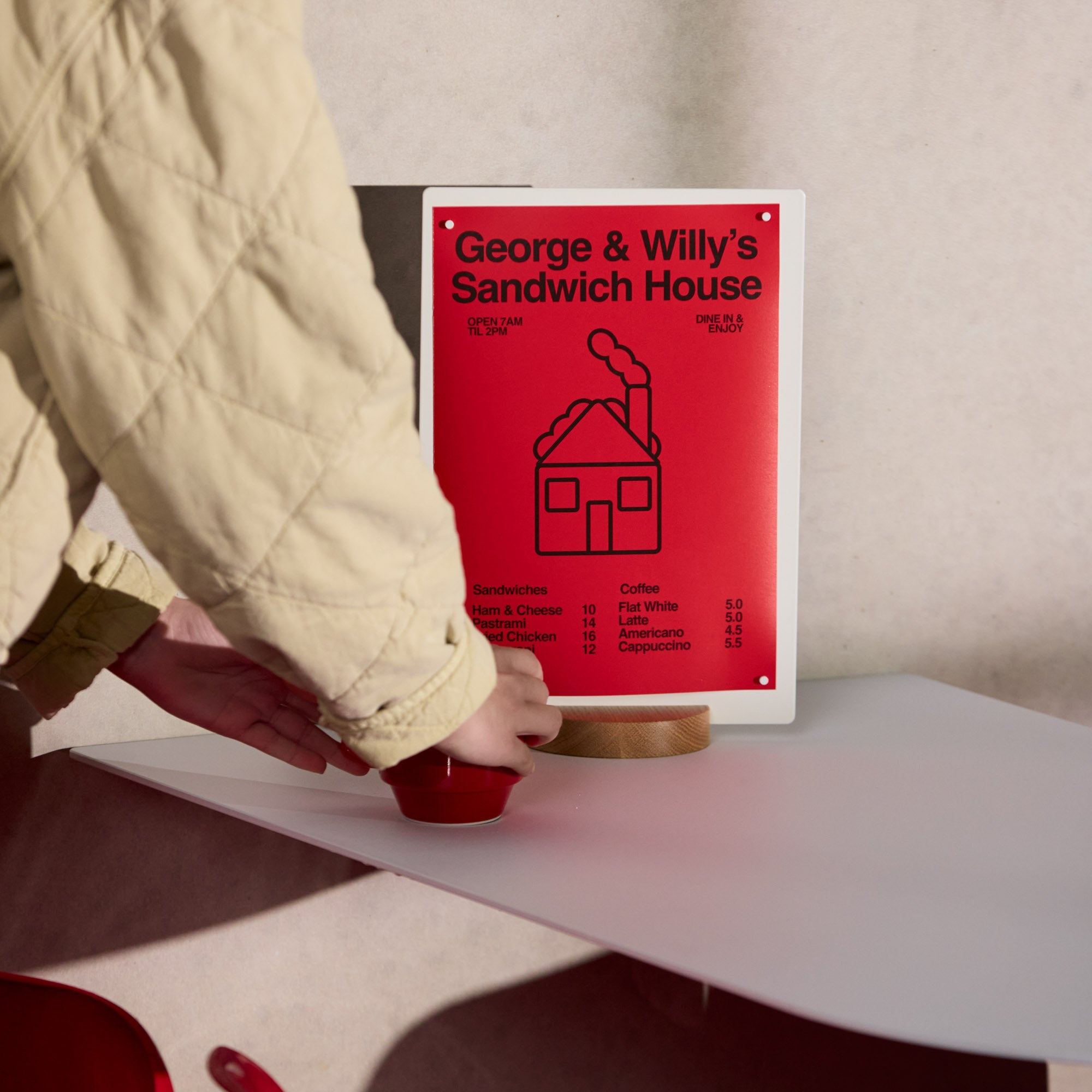 Large Table Talkers - Set of 2 - George and Willy