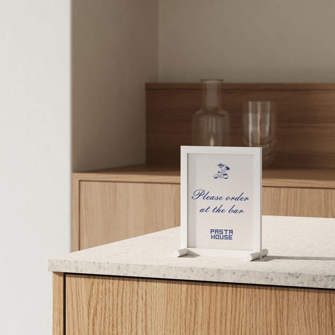 Menu Holder - Set of 3 - George and Willy