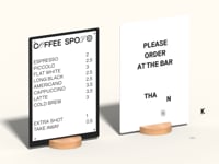 Table Talker, Table Tent, Table Cards, Table Top Sign Holder, Tabletop Sign, Table Sign Holders, Table Signage
