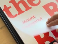 video of the assembling of the poster menu board