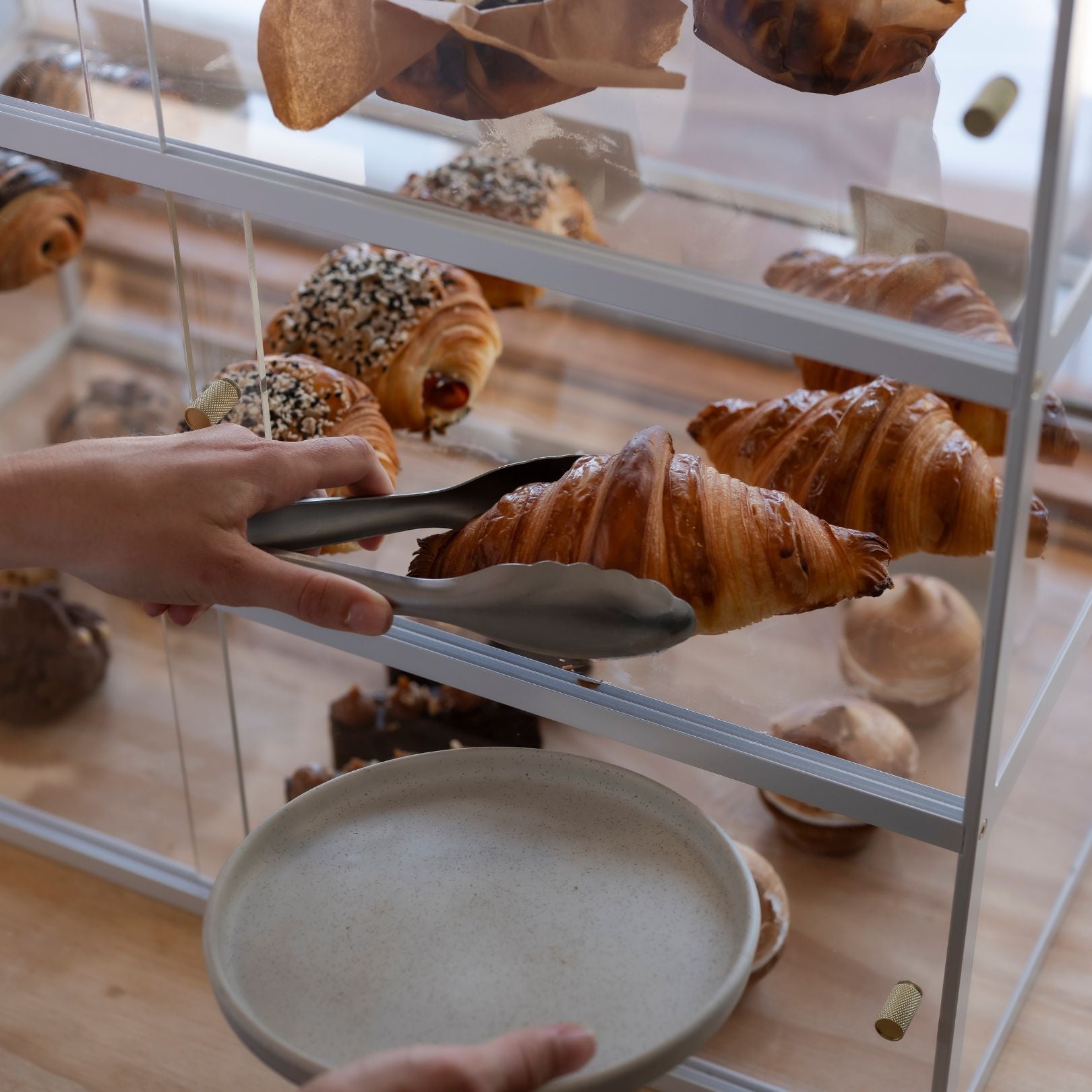 Three Tier Bakery Display Case - George and Willy