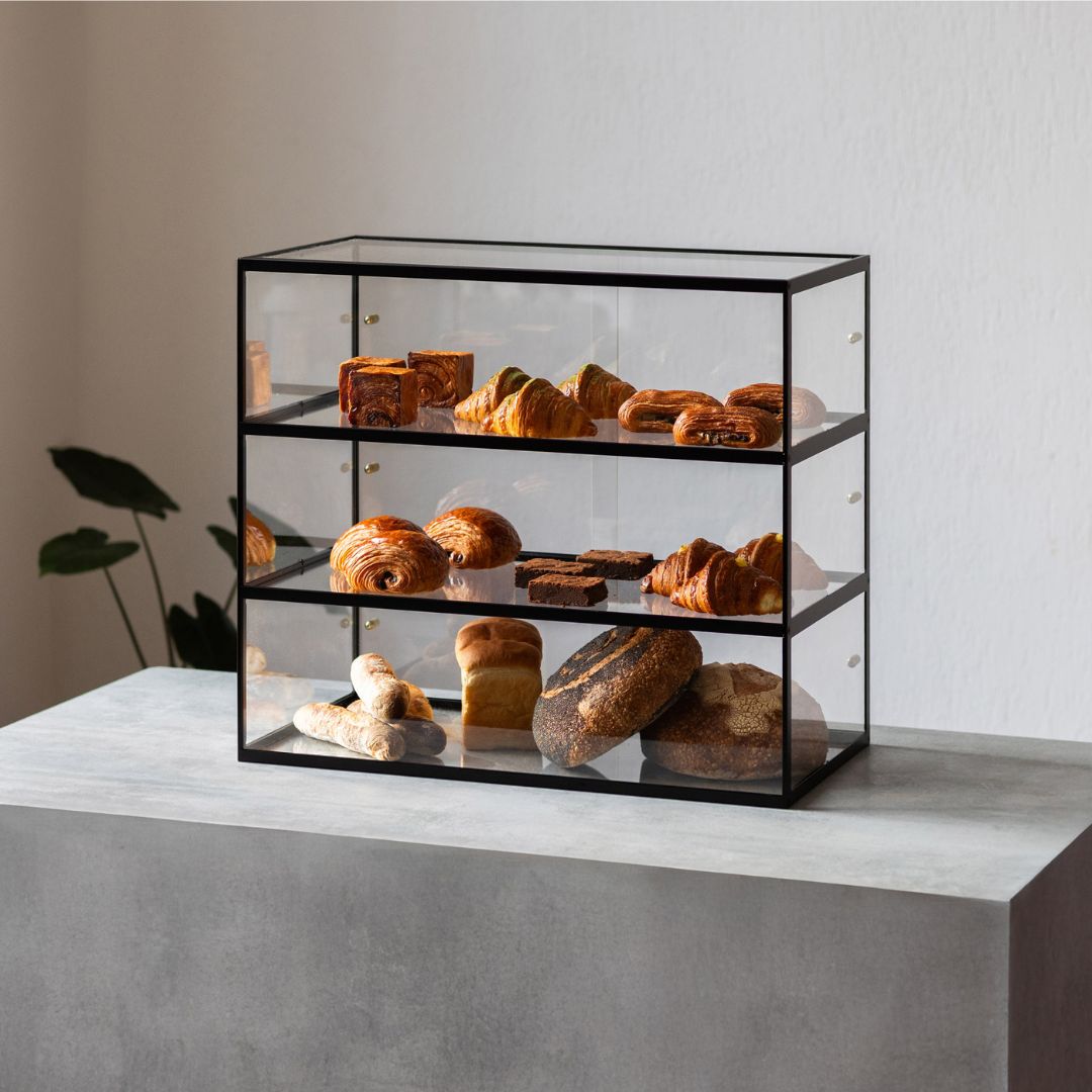 Three Tier Bakery Display Case - George and Willy