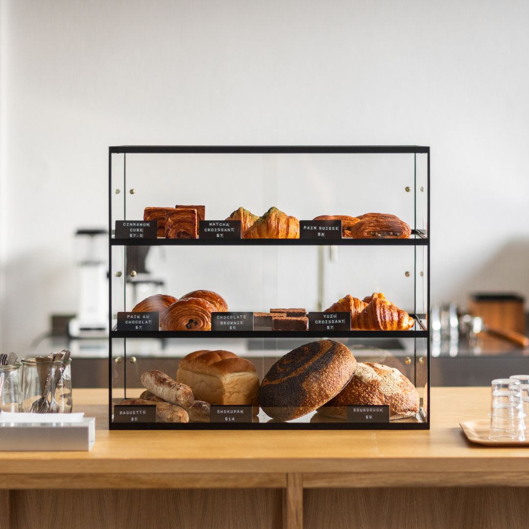 Three Tier Bakery Display Case - George and Willy