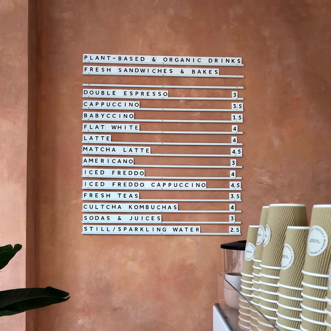 Wooden Letter Board. - George and Willy
